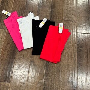 Felina Women's Tank Tops - White, Pink, Red black